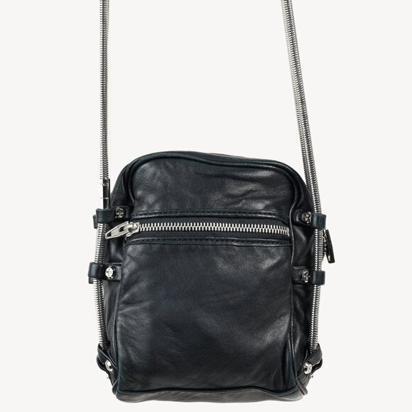 Alexander Wang Mini Brenda Black Leather Crossbody Bag - Picture 4 of 10